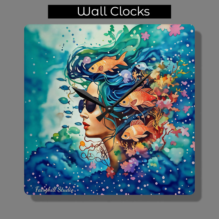 WALL CLOCKS ,GIFTS "Discover unique wall clocks at Fairy Hill Studio. Stylish, art-inspired designs that add personality and elegance to any room, perfect for timekeeping with flair."