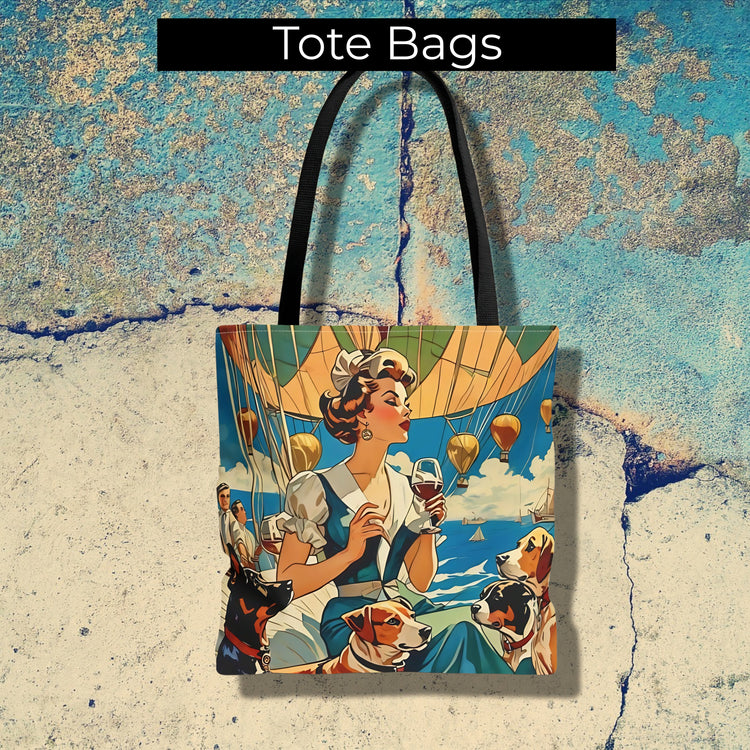"Explore creative designer tote bags at Fairy Hill Studio. Unique, art-inspired designs perfect for every occasion, adding flair and function to your daily style."