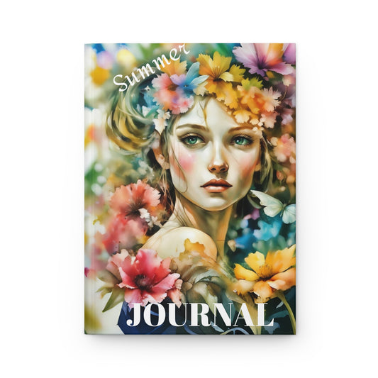 Hardcover Journal Matte Summer Journal