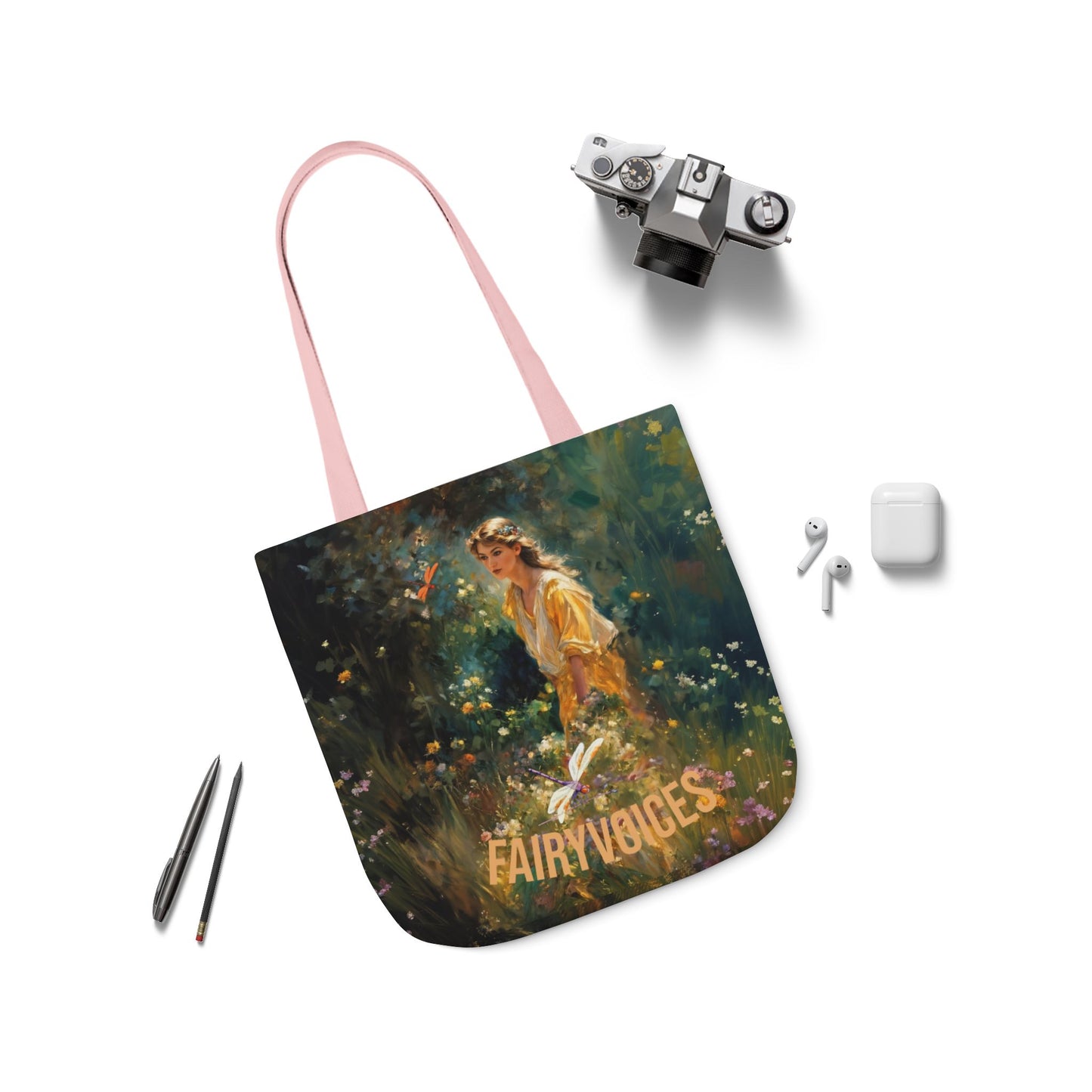 FAIRY VOICES - Canvas Tote Bag - Perfect for Beach Days, Eco-Friendly Shopping, and Summer Fun!