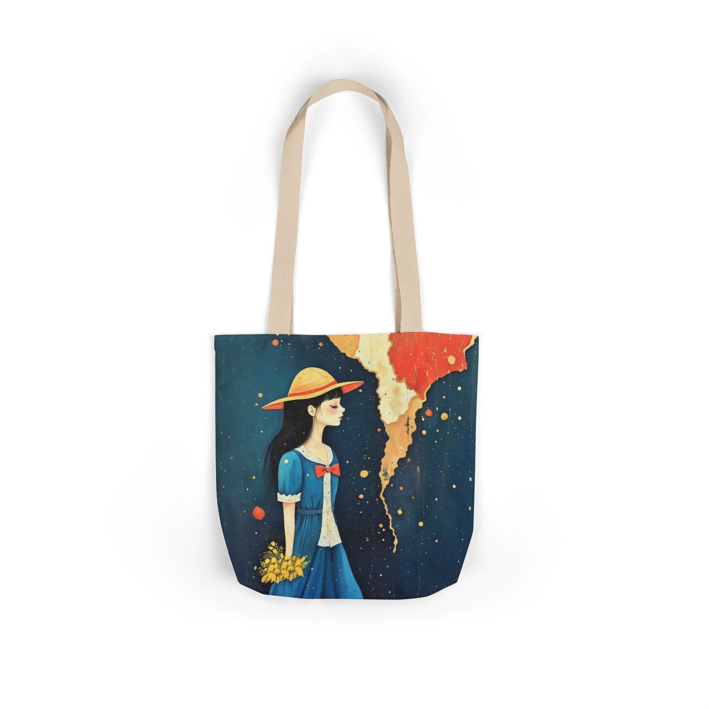 Colorful  travel -Inspired Canvas Tote Bag - Perfect for Beach Days, Eco-Friendly Shopping, and Summer Fun!
