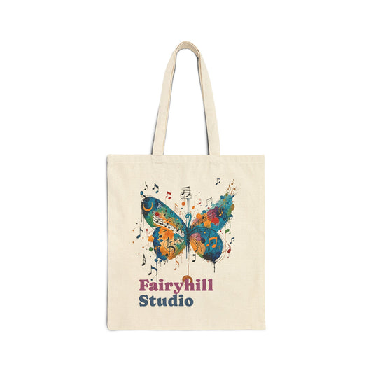 Colorful Butterfly Tote Bag, Eco-Friendly Canvas Bag, Reusable Shopping Bag, Artsy Gift for Nature Lovers, Stylish Handbag