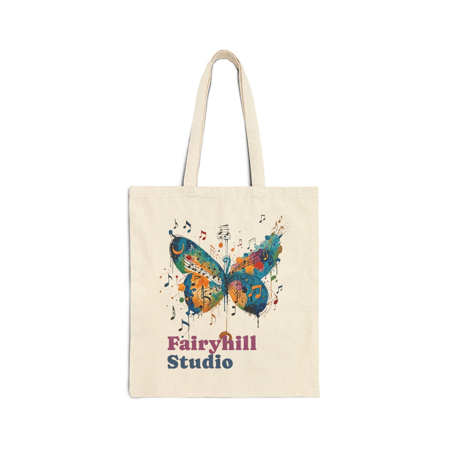 Colorful Butterfly Tote Bag, Eco-Friendly Canvas Bag, Reusable Shopping Bag, Artsy Gift for Nature Lovers, Stylish Handbag