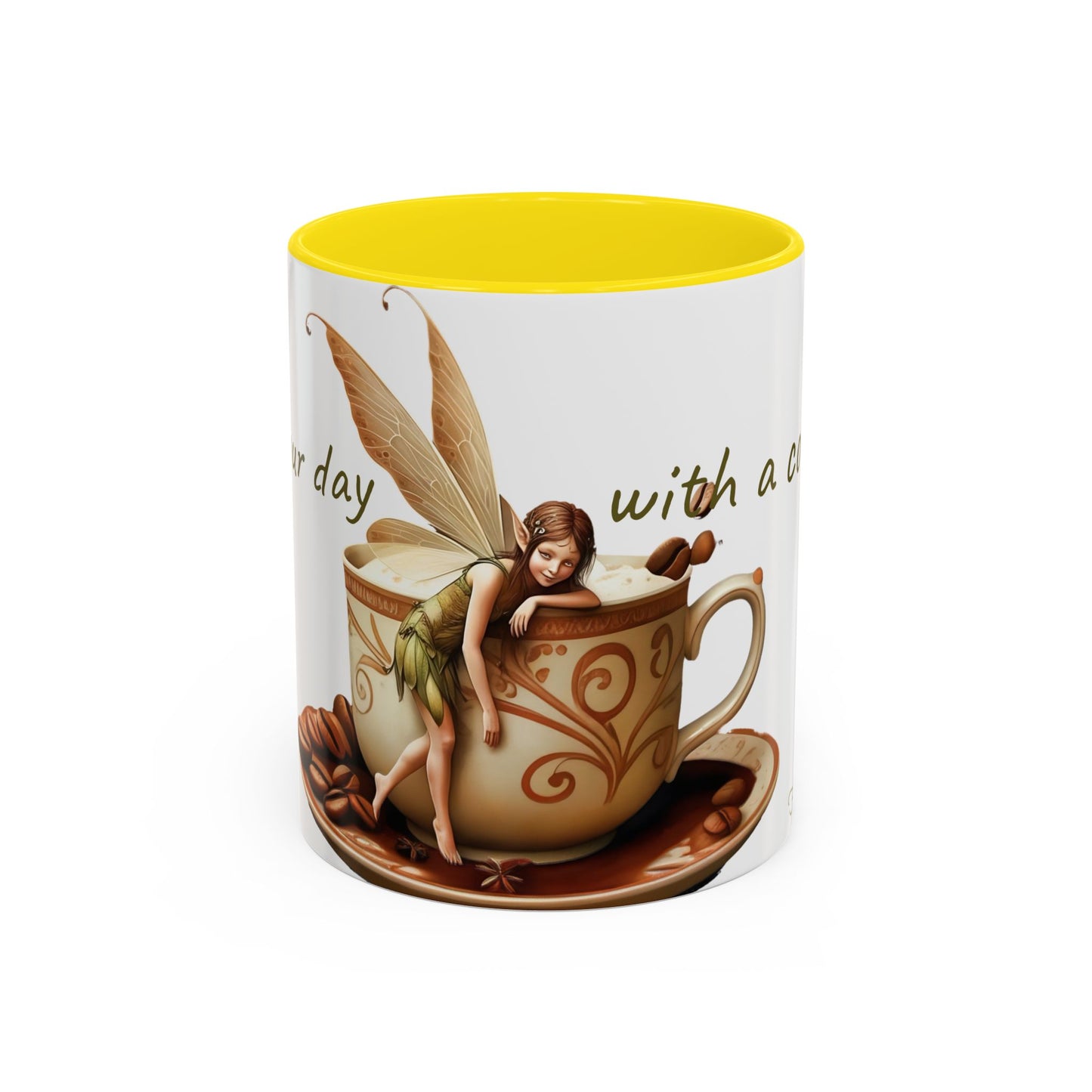 Coffee fairy-Themed Coffee Mug - 11 & 15oz Accent Mug for Fairy /Coffee Lovers