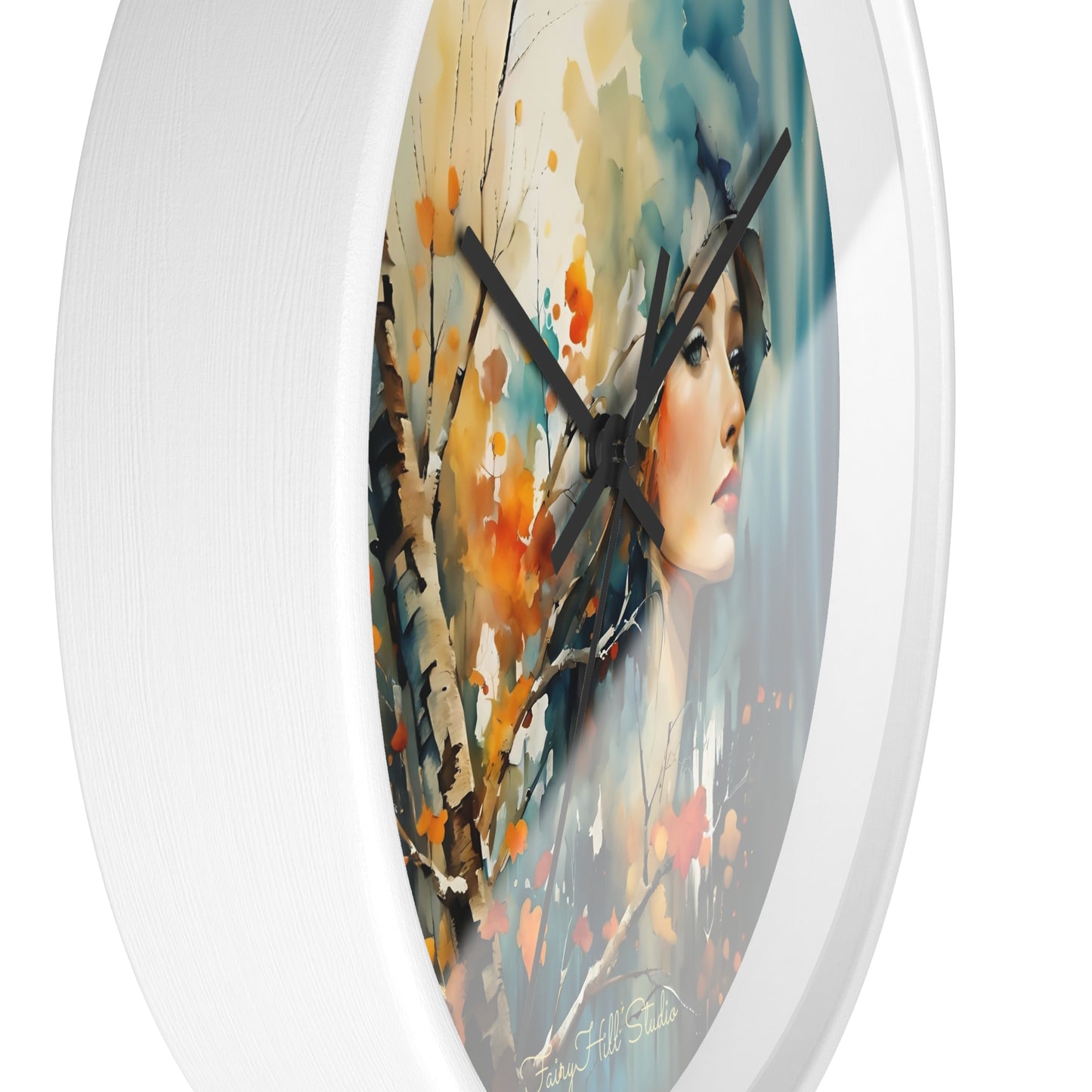 Artistic Woman Wall Clock | Home Decor | Unique Gift | Modern Clock | Wall Art | Feminine Design | Statement Piece