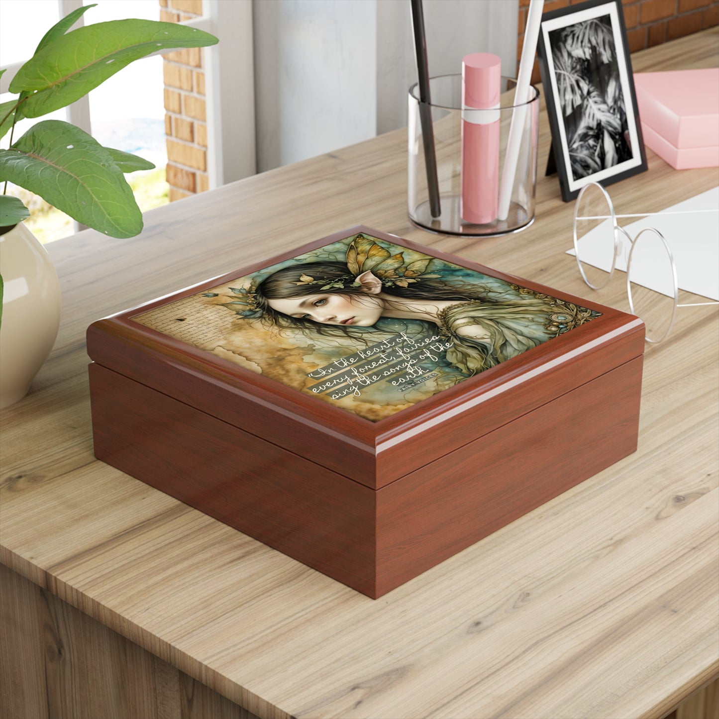 Memories Jewelry Box - Elegant Decor for Special Occasions by Fairyhill Studio
