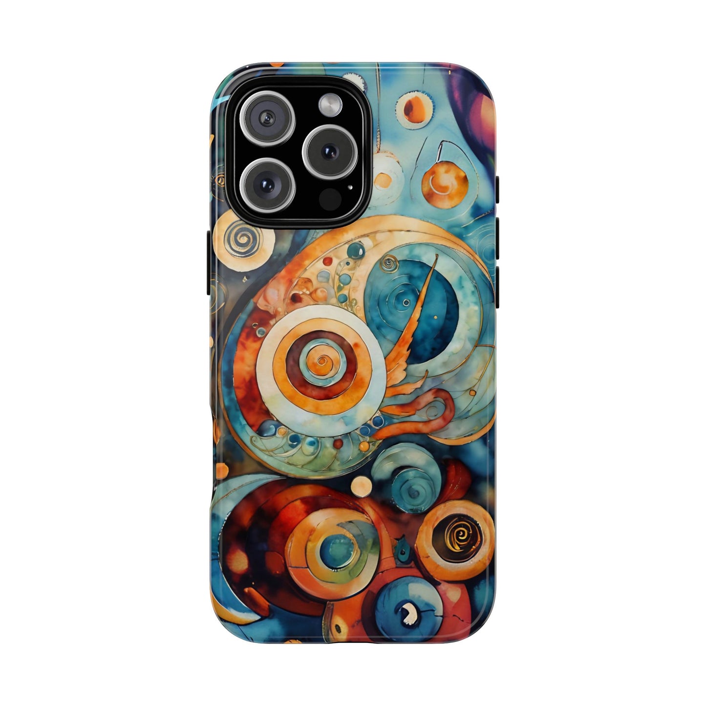 Phone Cases - Beautiful Abstract Circular Art Design