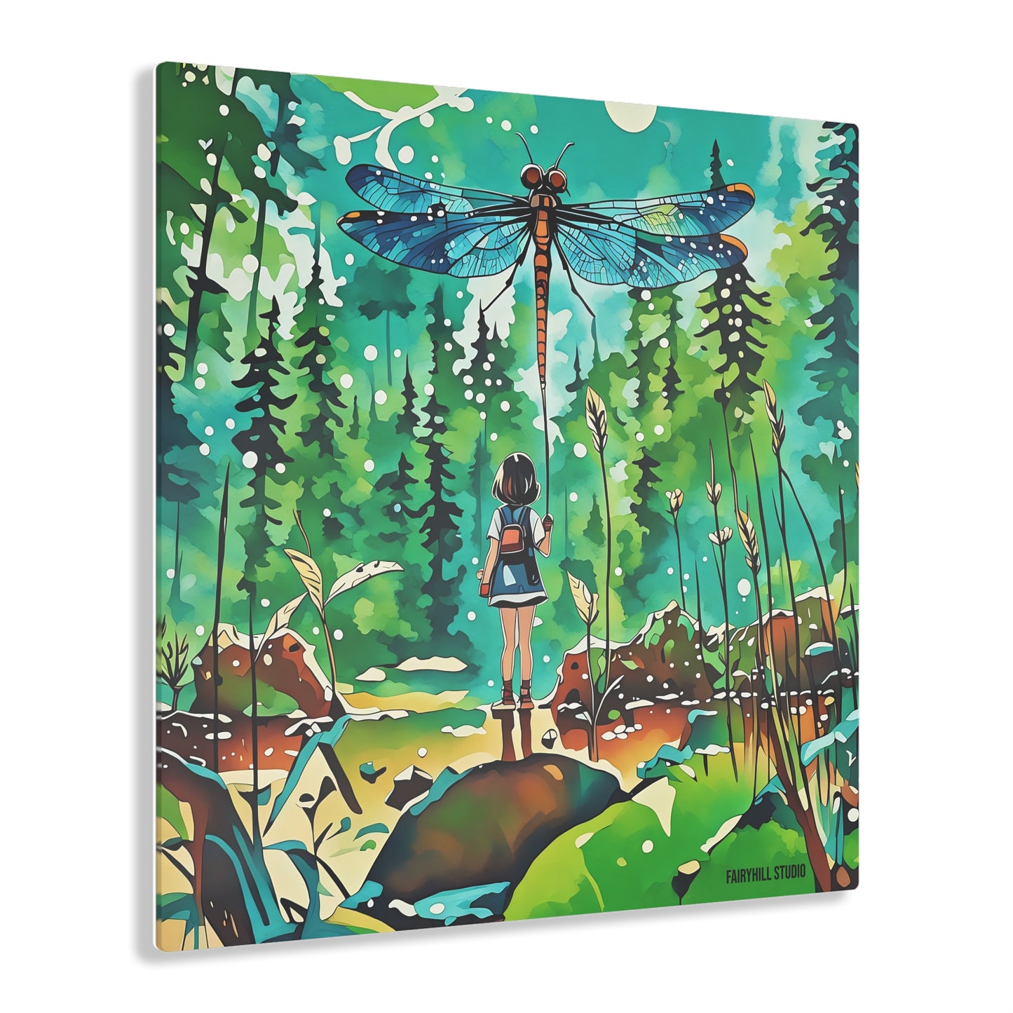 Art Acrylic Prints FairyHill Catching your Dreams Art