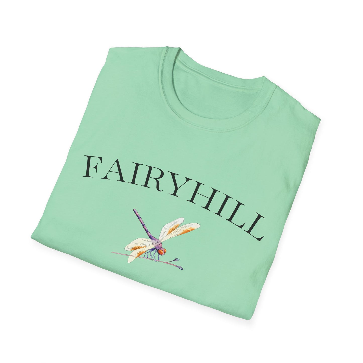 Unisex Softstyle T-Shirt with Retro Fairythili Design, Casual Wear, Graphic Tee, Gift Idea, Vintage Apparel