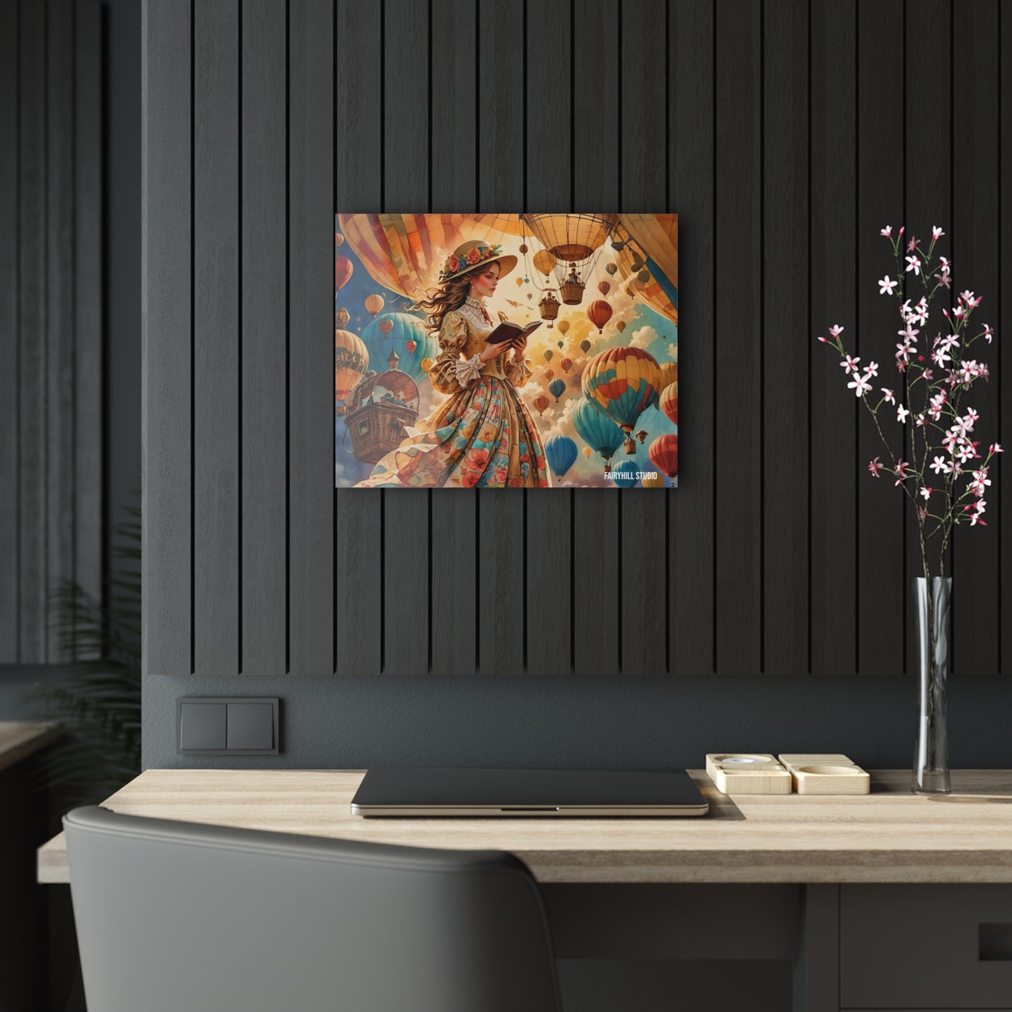 Art Acrylic Prints -Journey with Hot air ballons