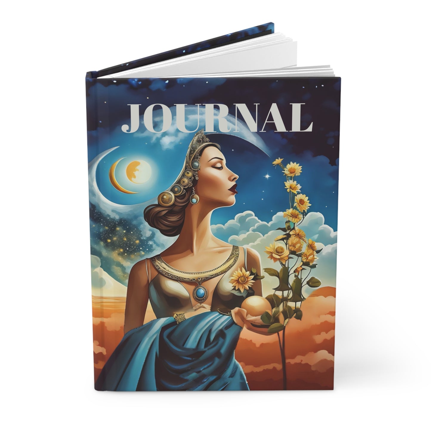 Hardcover Sun moon and stars Art Matte