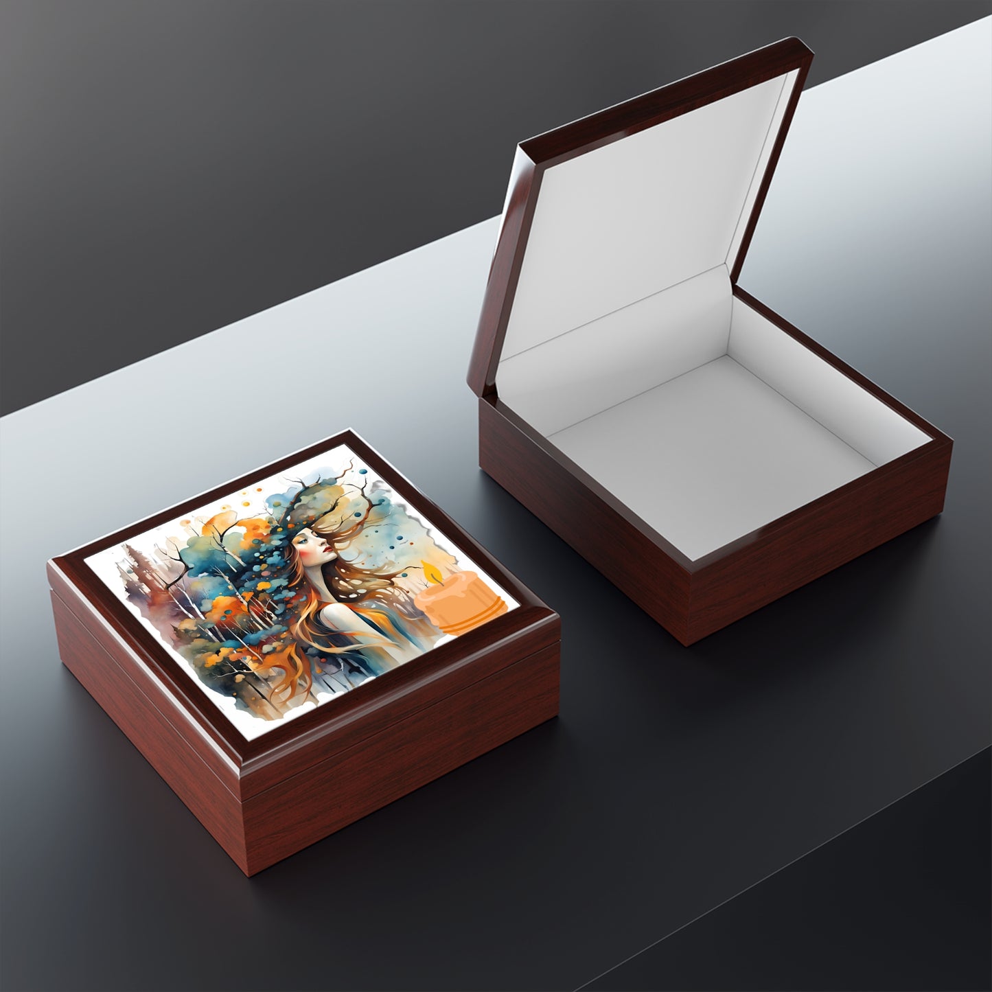 Memories Jewelry Box - Elegant Decor for Special Occasions Fairyhill Studio