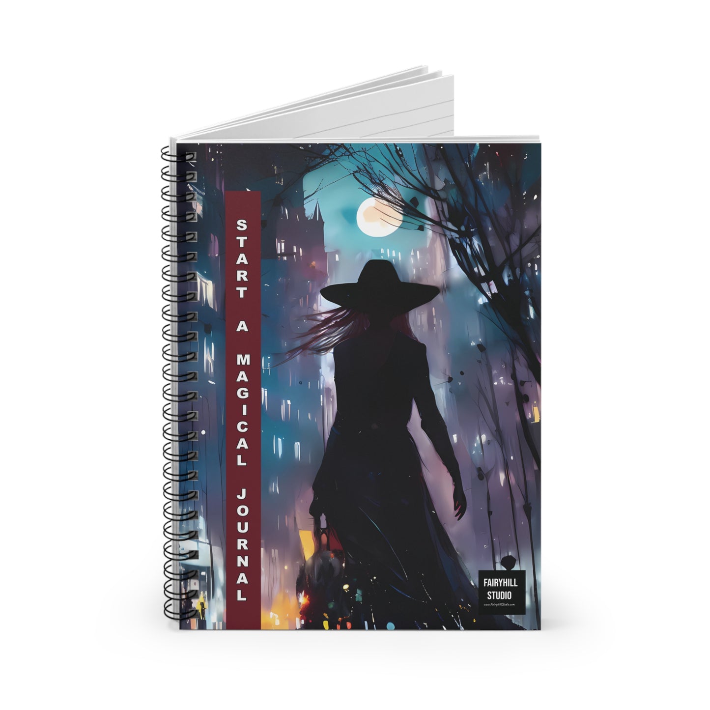 Start a magical journal   Spiral Notebook  journal , Ruled Line,