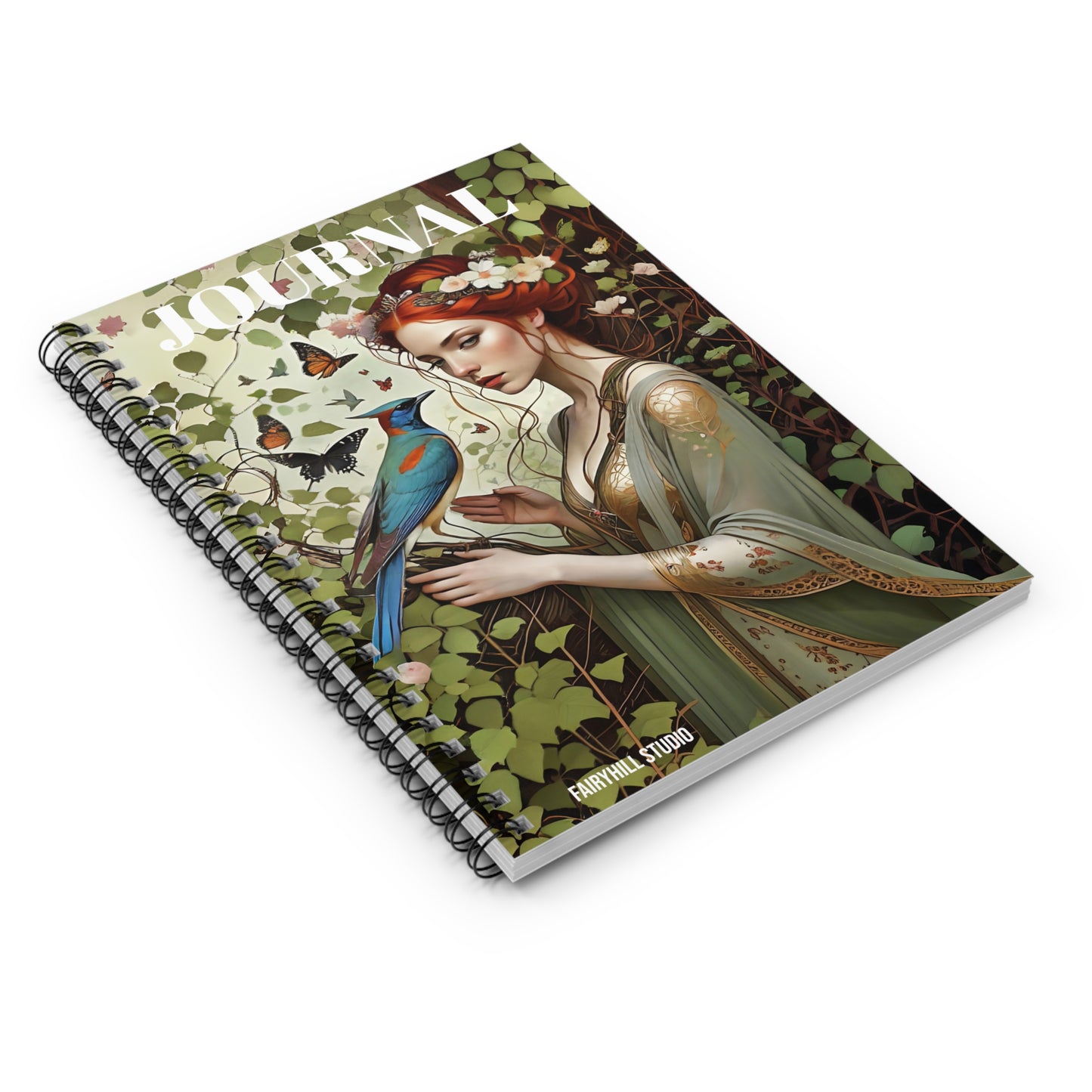 Spiral Notebook - Blue Bird/ Art Design
