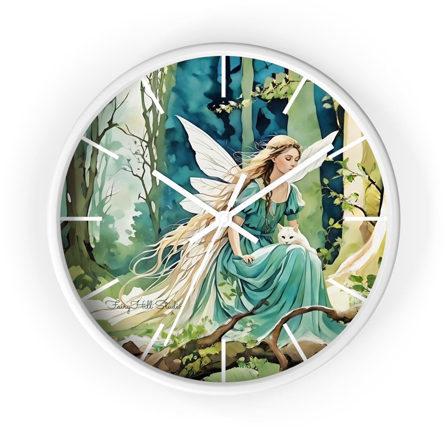 Enchanting Fairy/Angel Wall Clock, Home Decor, Gift for Fantasy Lovers, Unique Gift, Fairy Tale Decor, Woodland Theme