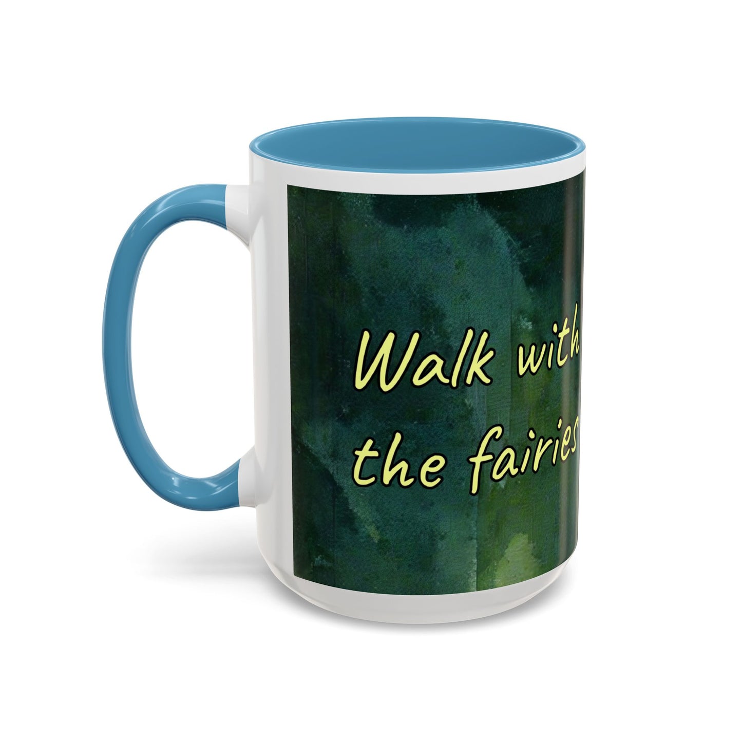 Sleeping Fairy -Themed Coffee Mug with a quote - 11 & 15oz Accent Mug for Fairy/coffee Lovers