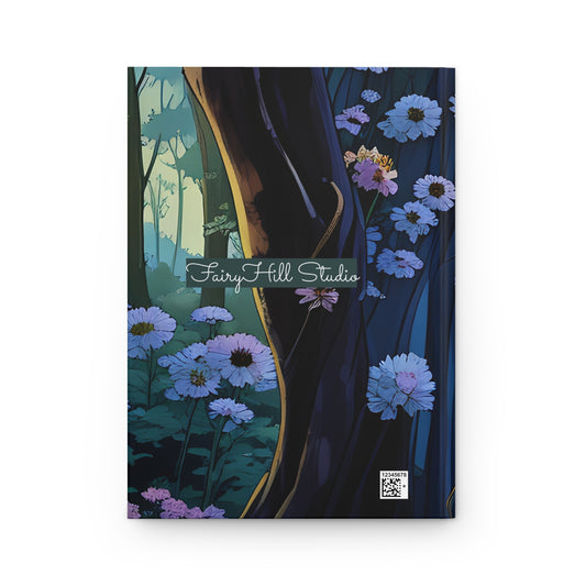 A Dragonfly Fairy Gift Journal hard Cover ,Notebook gift art Matte