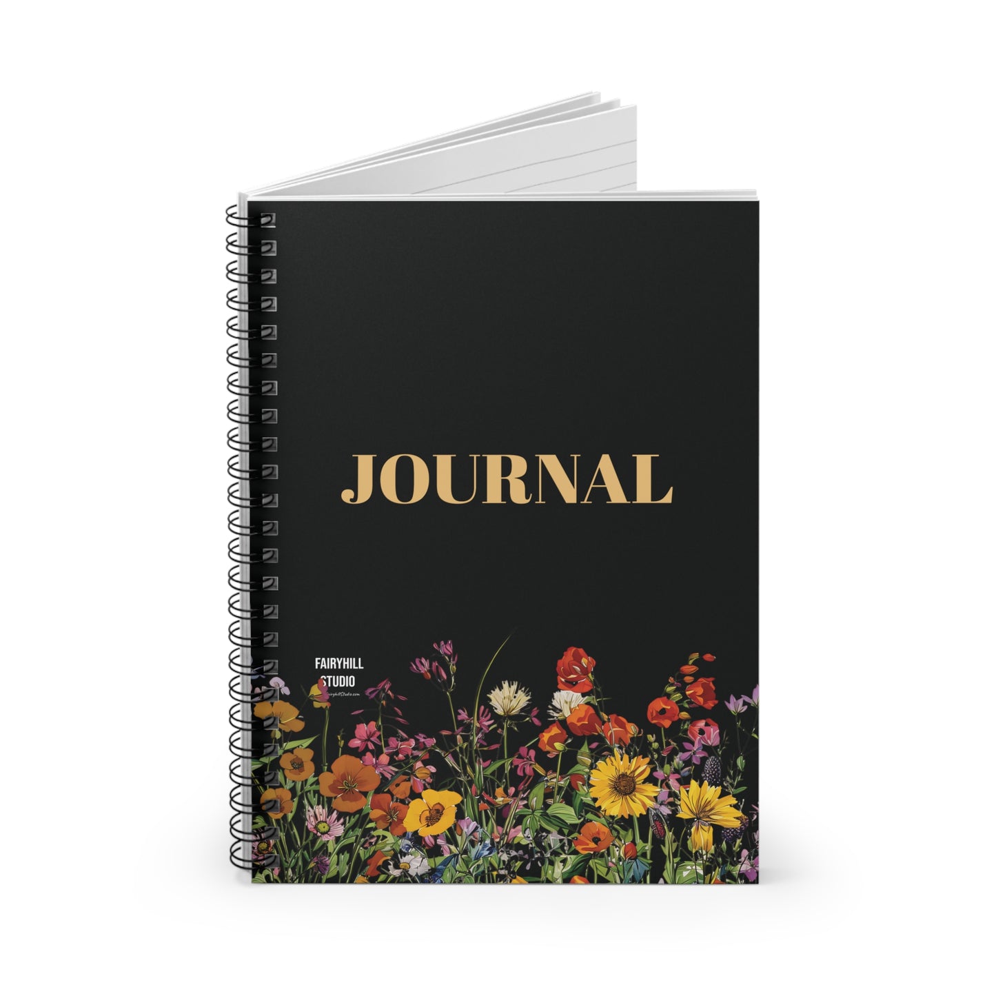 Wild flowers Spiral Notebook - Ruled Line