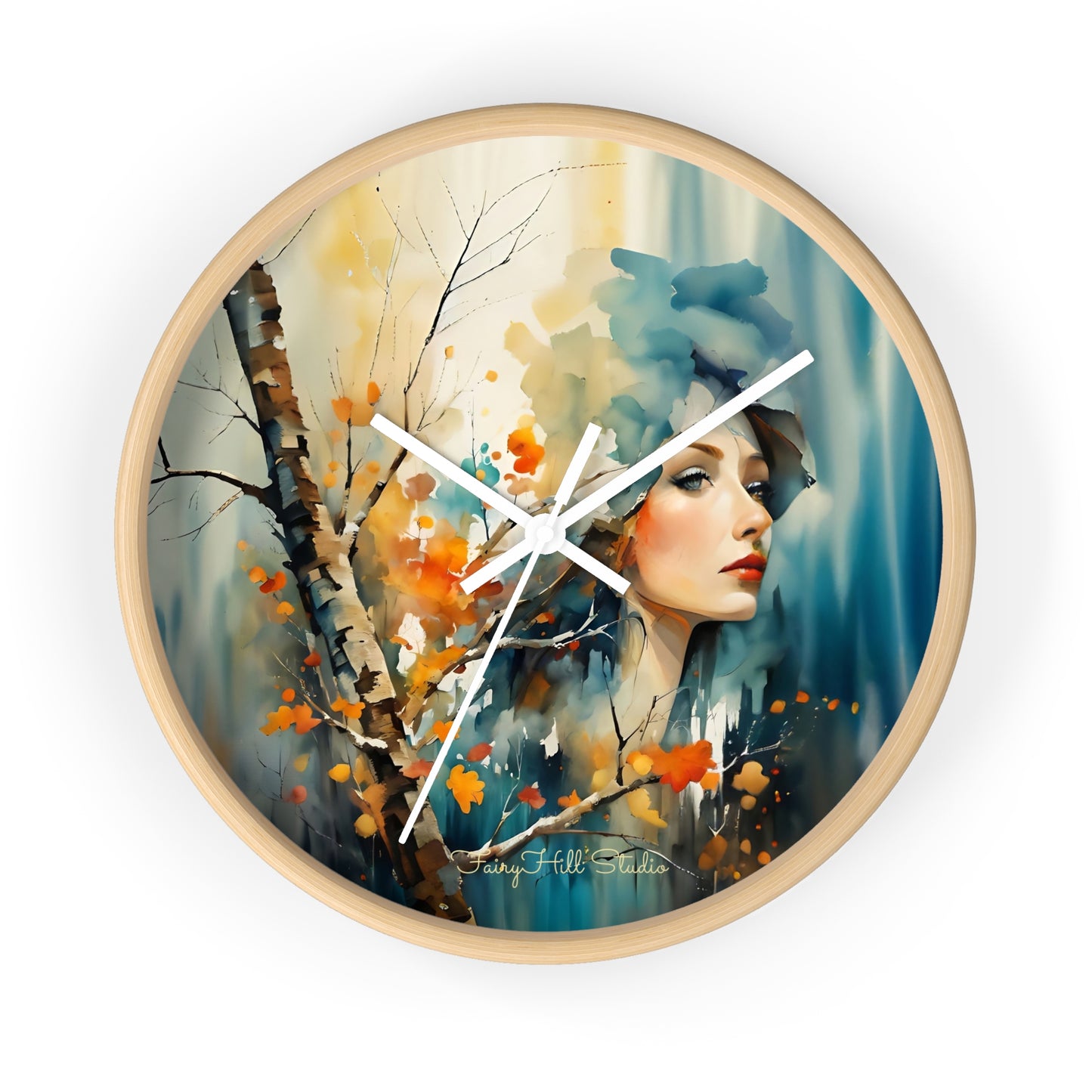 Artistic Woman Wall Clock | Home Decor | Unique Gift | Modern Clock | Wall Art | Feminine Design | Statement Piece