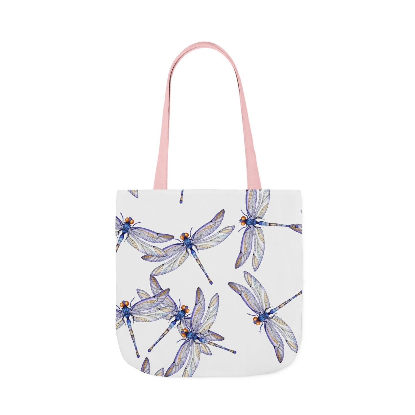 Colorful Dragonfly Inspired Canvas Tote Bag - Perfect for Beach Days, Eco-Friendly Shopping, and Summer Fun!