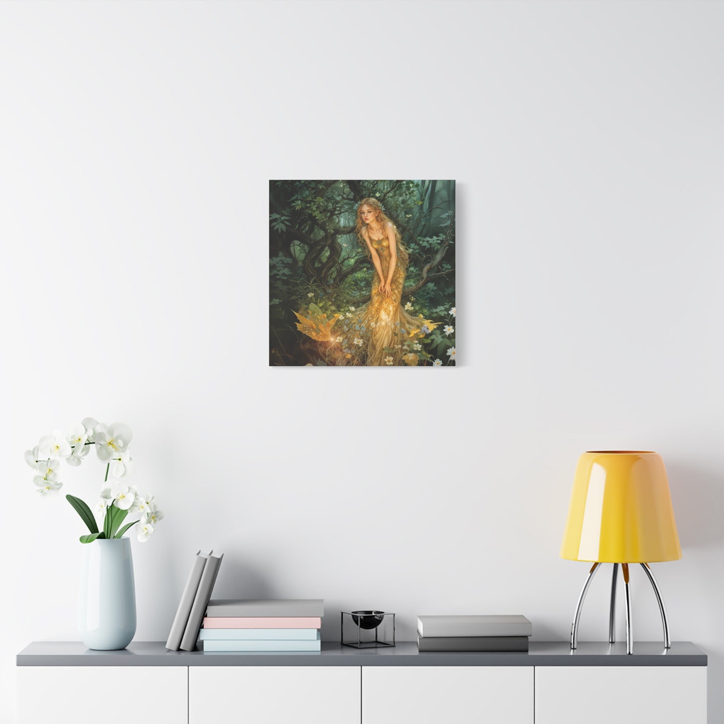 Canvas Print - Mid-Summer's Eve Fairy Forest Art by Fairyhill Studio