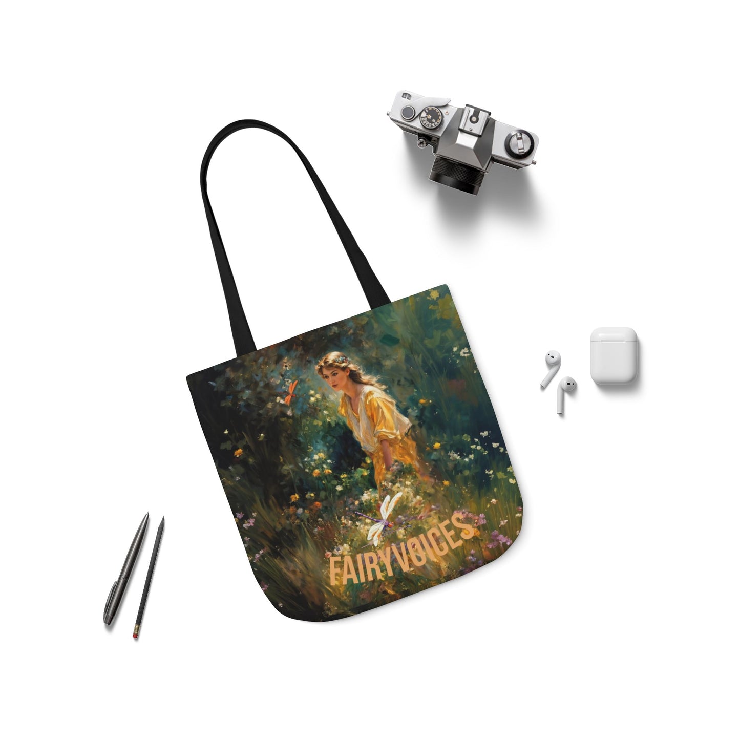 FAIRY VOICES - Canvas Tote Bag - Perfect for Beach Days, Eco-Friendly Shopping, and Summer Fun!