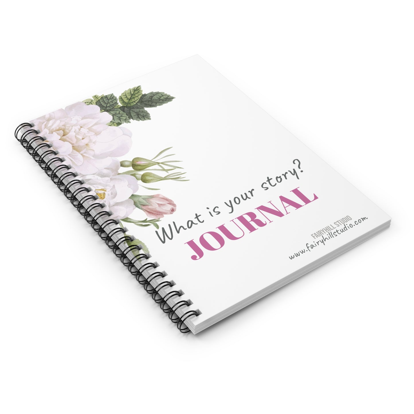 What is your Story? Spiral Notebook,Journal - Ruled Line