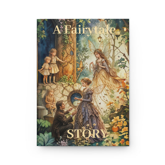 Hardcover Journal Matte - Fairytale Story Art by Fairyhill Studio