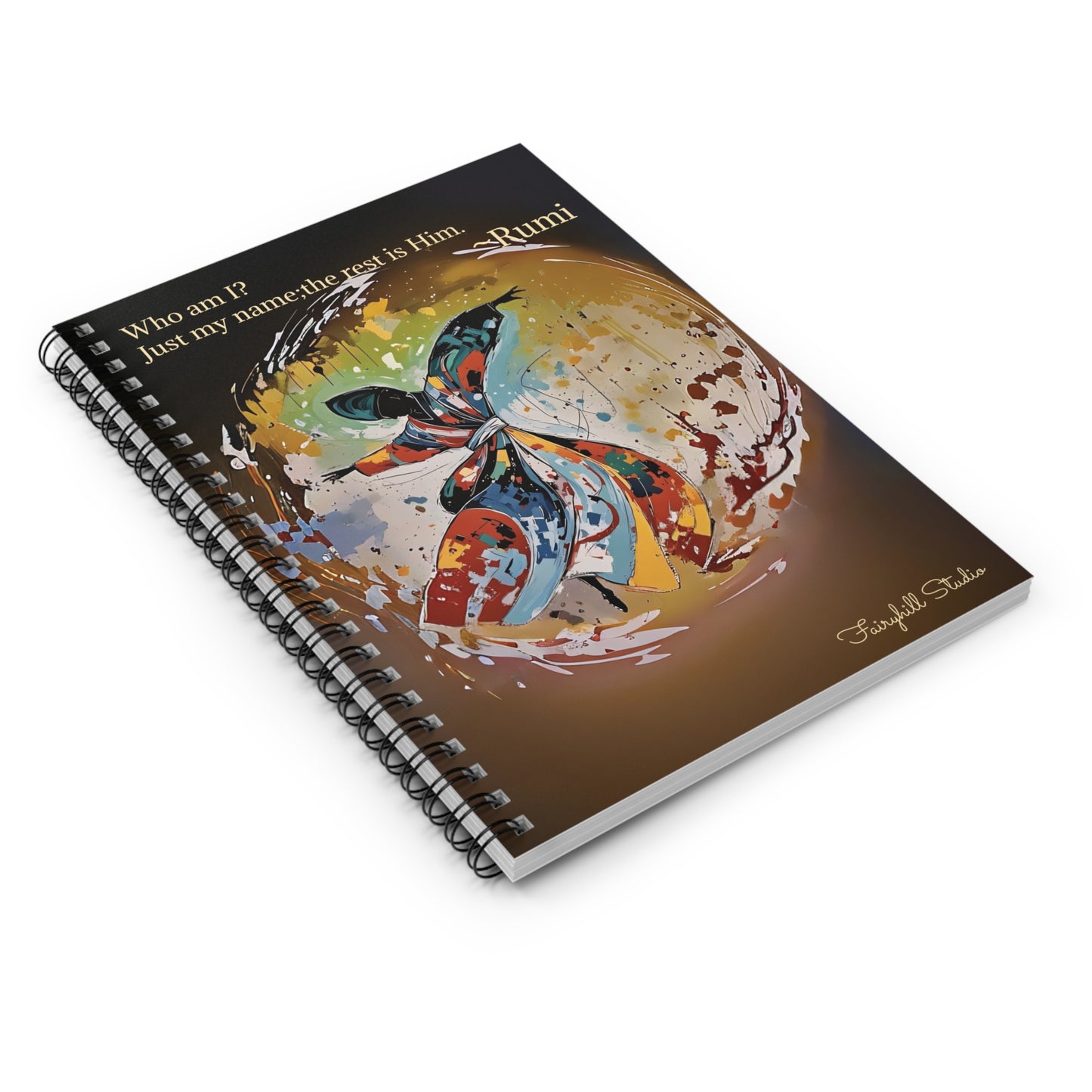Inspirational Rumi Quote Notebook