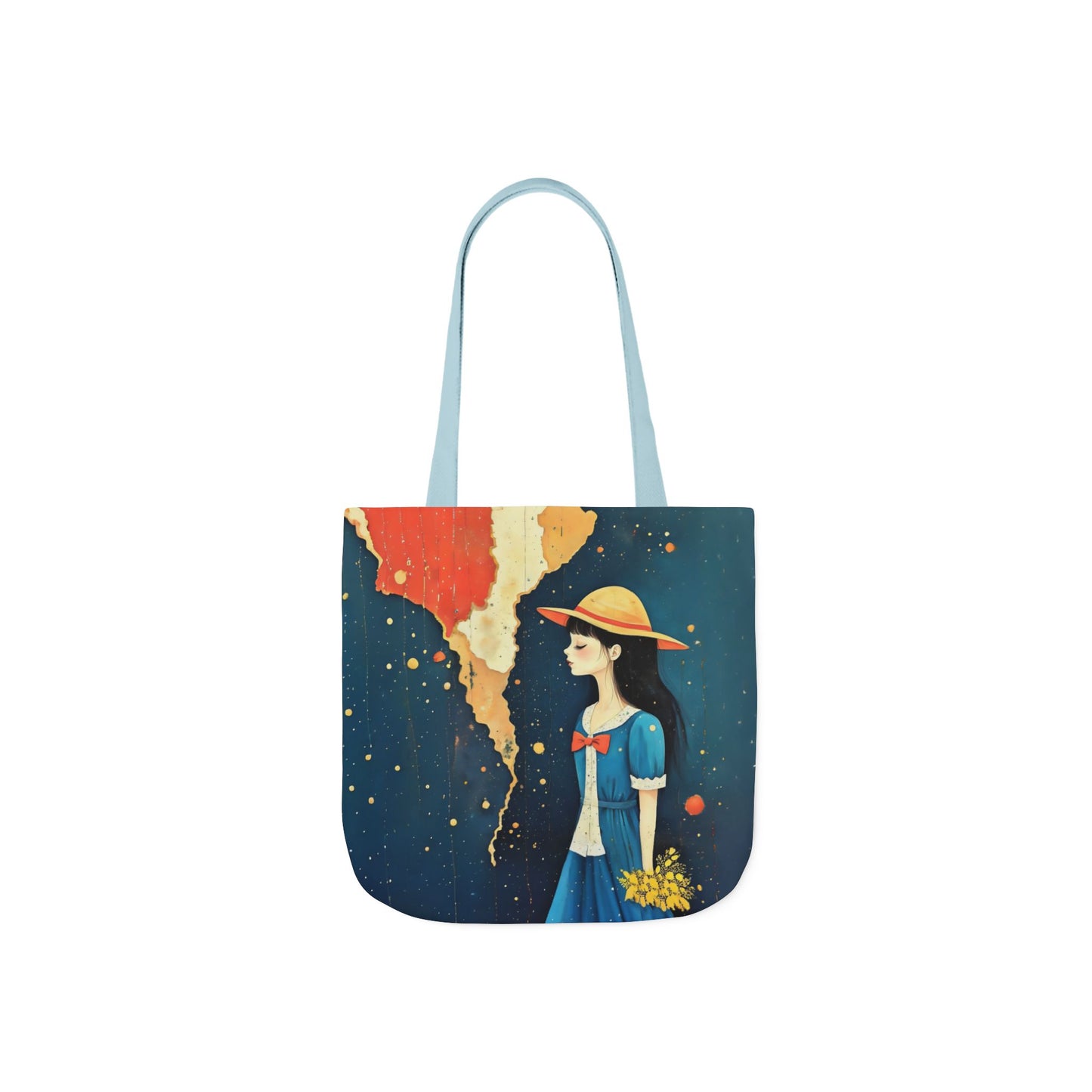 Colorful  travel -Inspired Canvas Tote Bag - Perfect for Beach Days, Eco-Friendly Shopping, and Summer Fun!