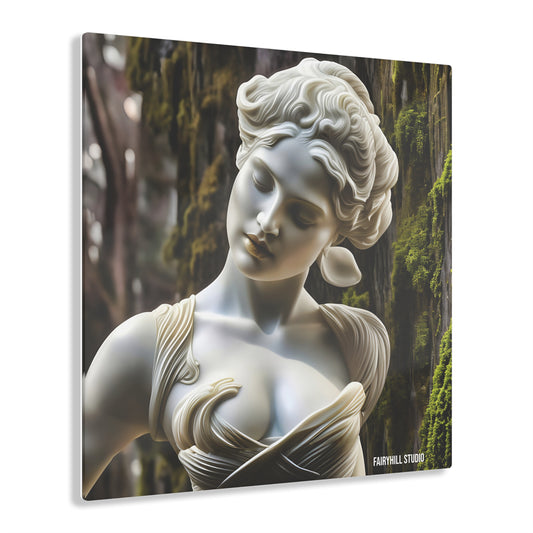 Nature Goddess Bust Inspirational  Art Acrylic Print - Embrace Your Fairy Muse