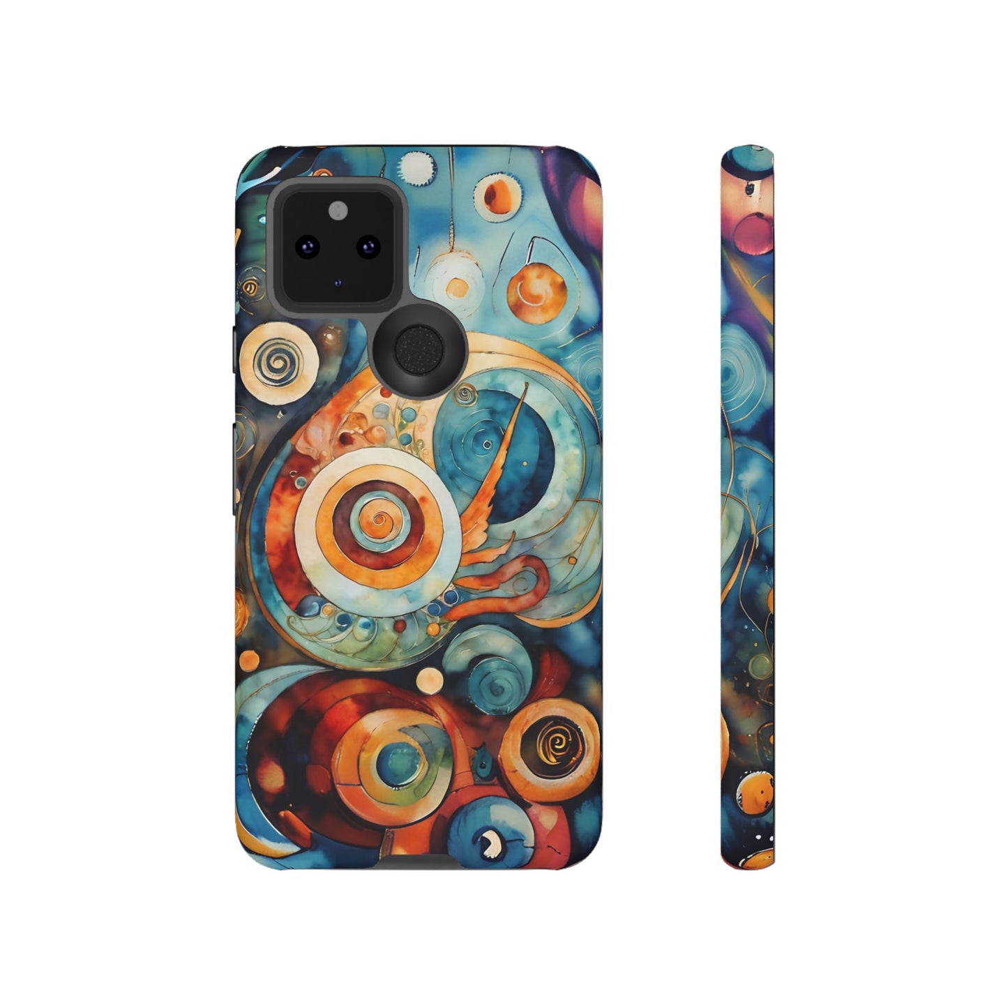 Phone Cases - Beautiful Abstract Circular Art Design