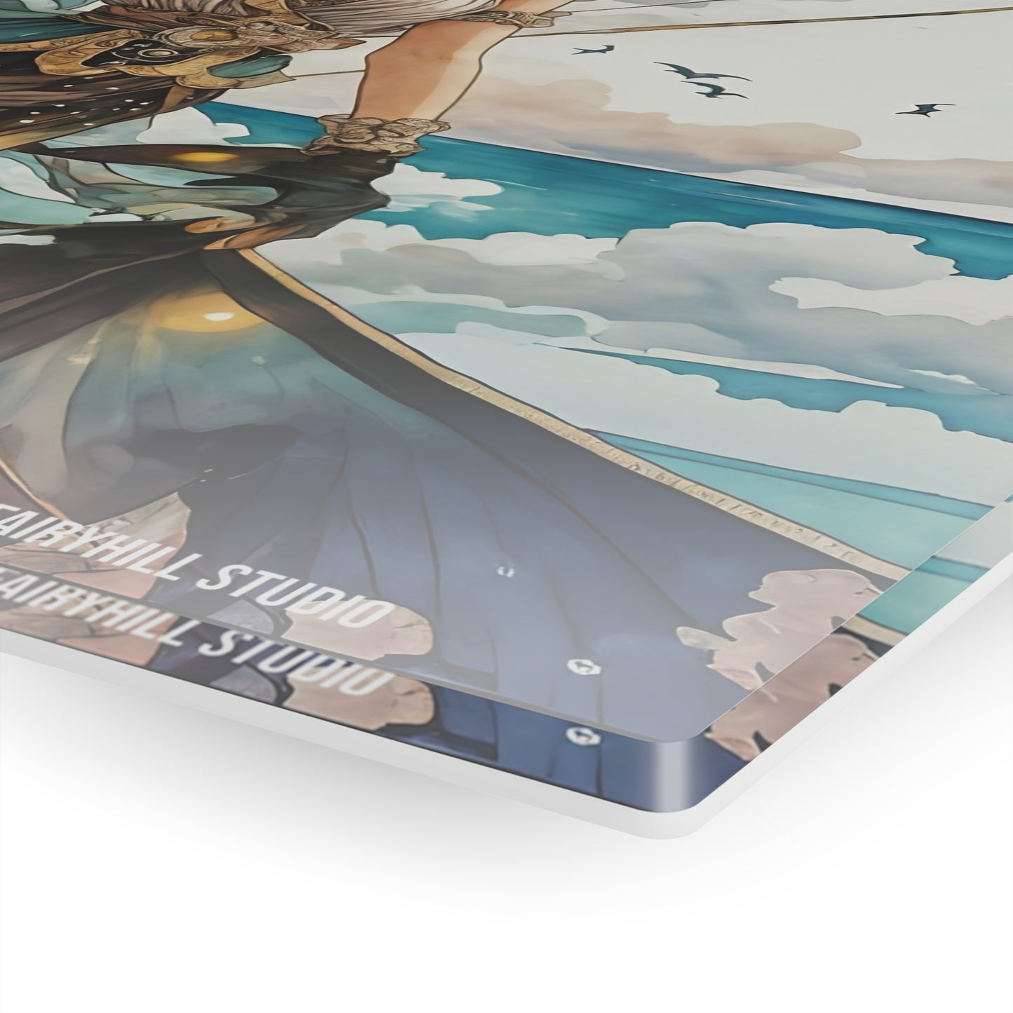 Acrylic Print - Pirate Wench Girl on the High Seas Art