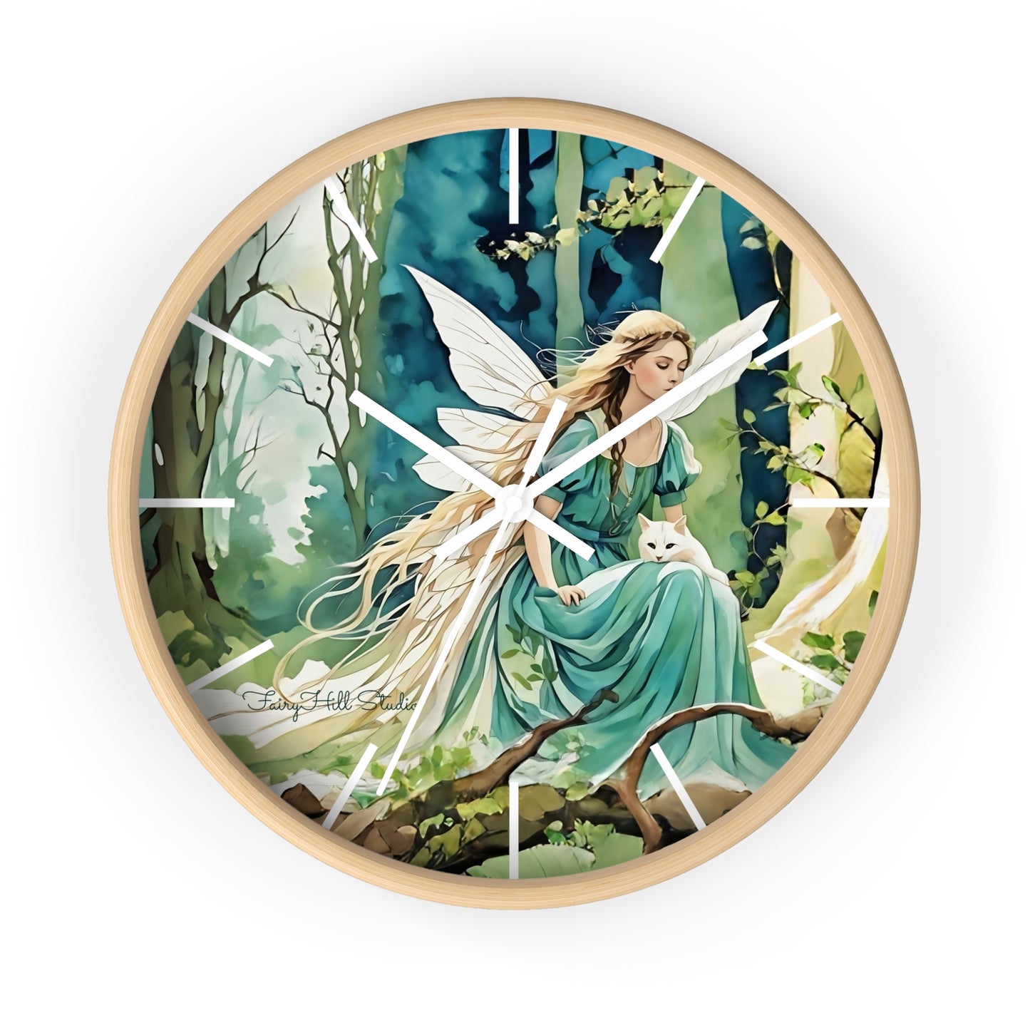 Enchanting Fairy/Angel Wall Clock, Home Decor, Gift for Fantasy Lovers, Unique Gift, Fairy Tale Decor, Woodland Theme
