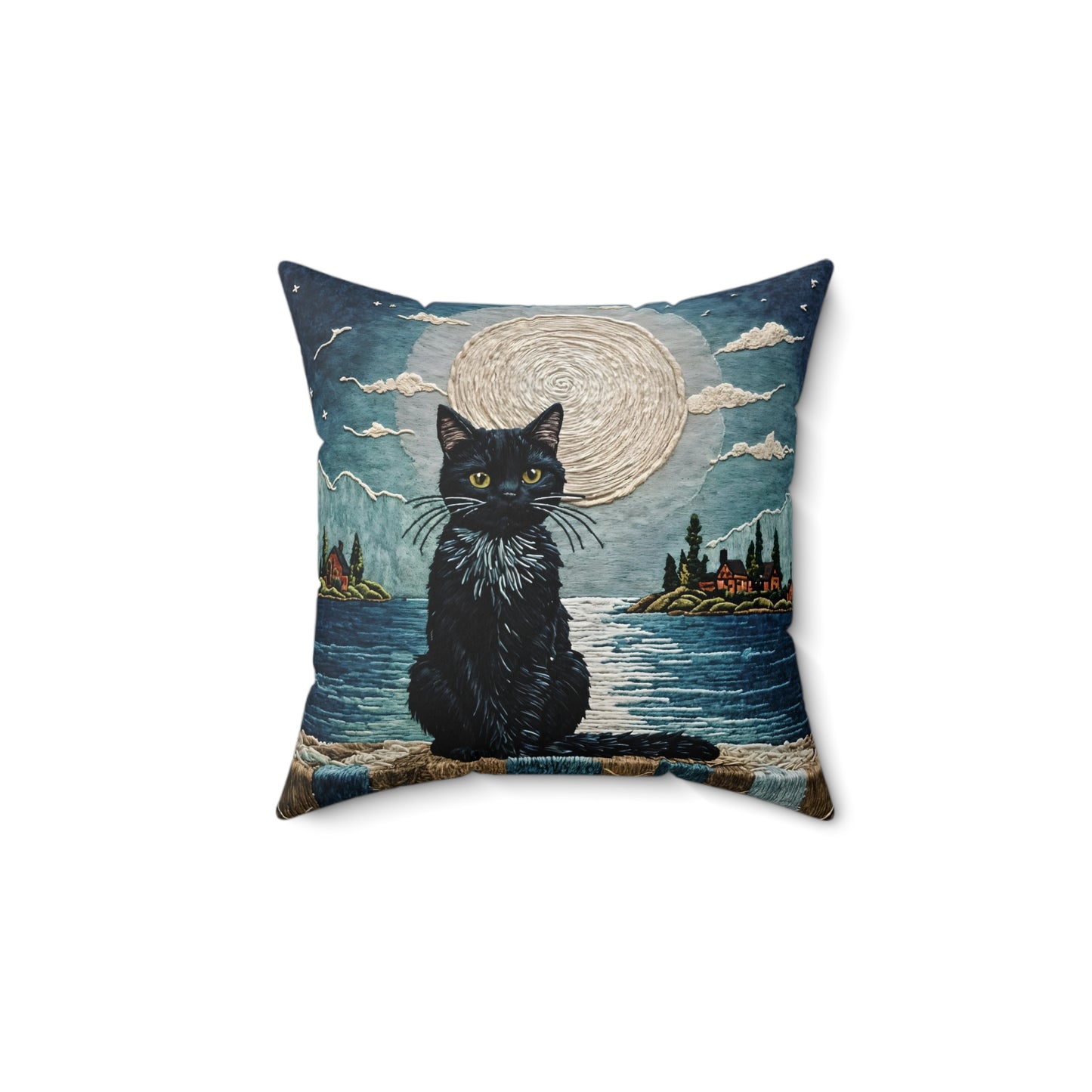 Spun Polyester Square Pillow