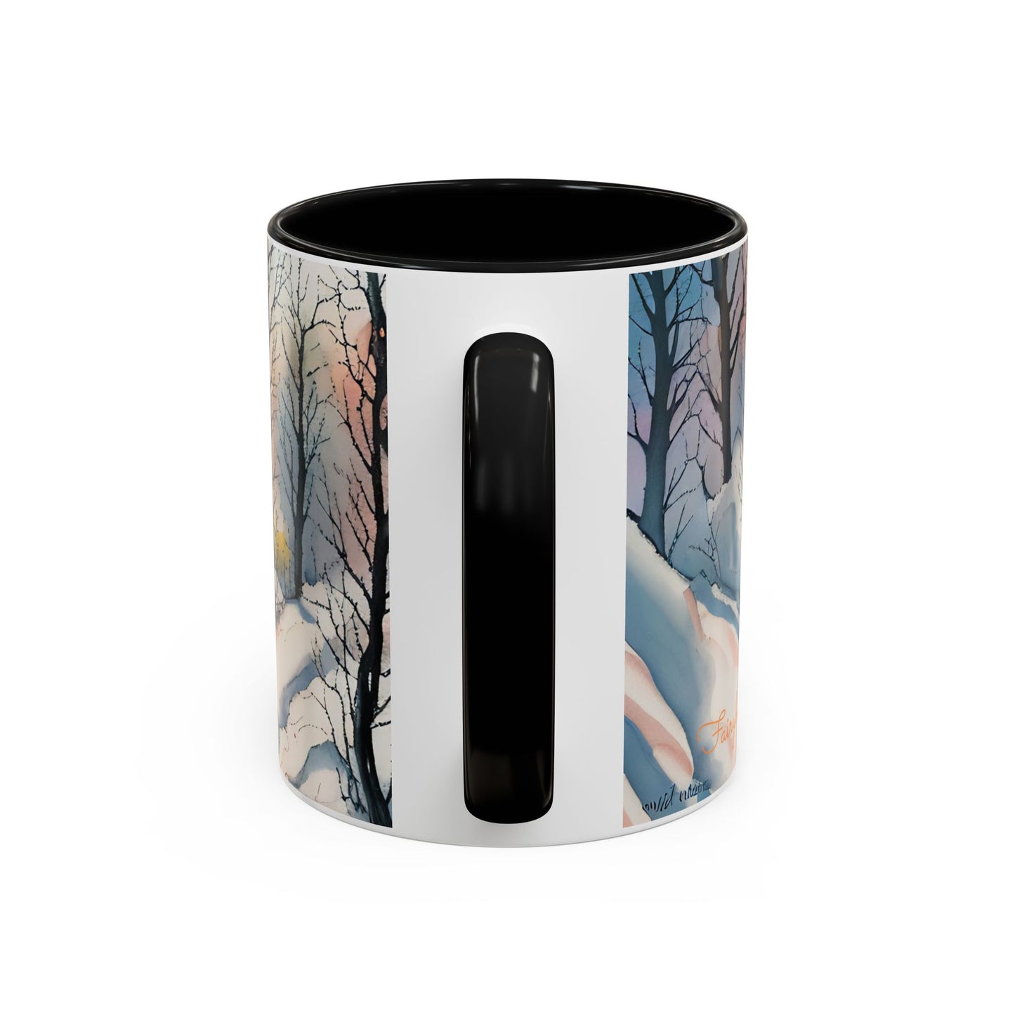 Accent Crimson witch and black cat Coffee Mug (11, 15oz)