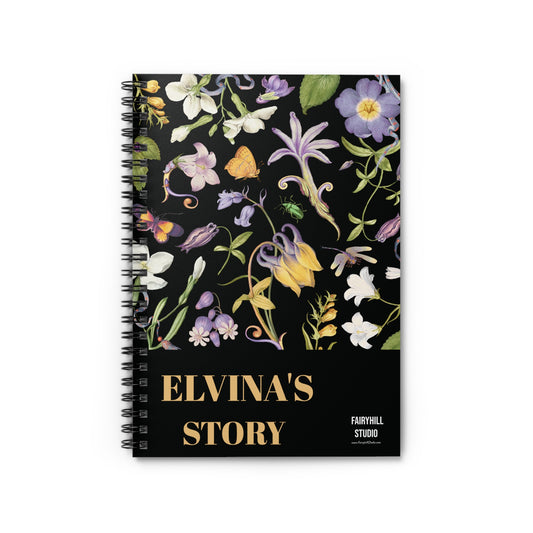 Personalized Wildflowers Design Spiral Notebook