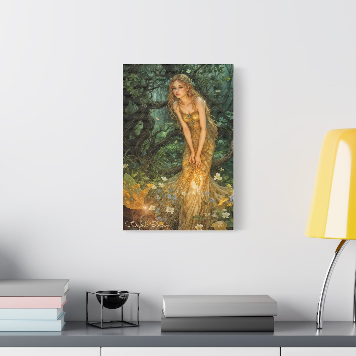 Canvas Print - Mid-Summer's Eve Fairy Forest Art by Fairyhill Studio