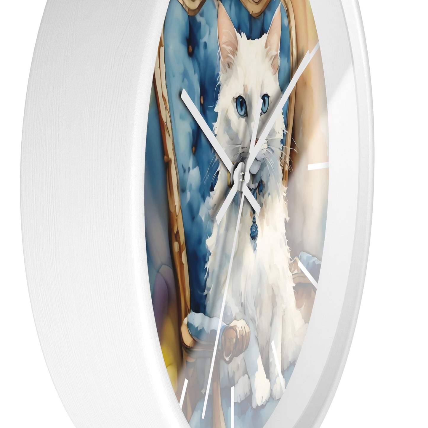 Cat Art Wall Clock