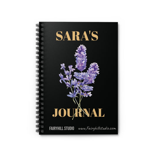 Lilac flowers , Personalized Notebook, Personalized journal,