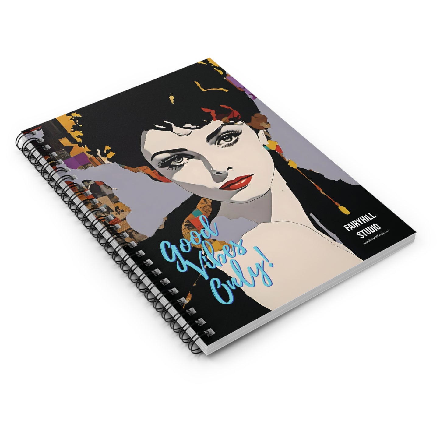 Good Vibes only journal, Spiral Notebook journal , Ruled Line,