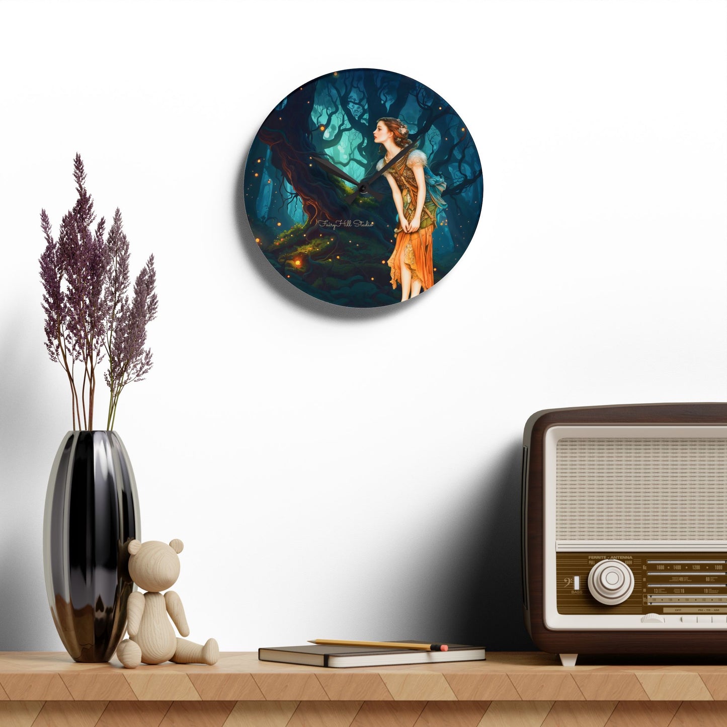 Fairy Forest Wall Clock