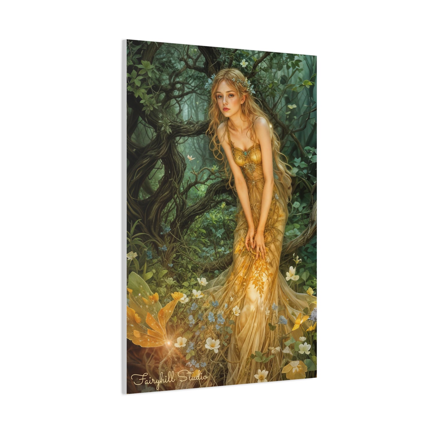 Canvas Print - Mid-Summer's Eve Fairy Forest Art by Fairyhill Studio