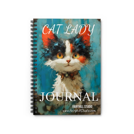 Cat Lady Notebook - Spiral