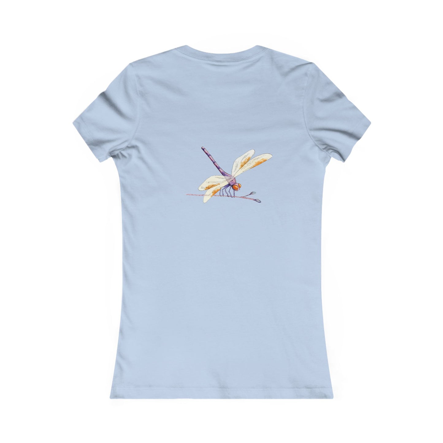 Stylish Women's Favorite Tee with Dragonfly Design, Casual T-Shirt, Gift for Her, Nature Lover Apparel, Spring Fashion