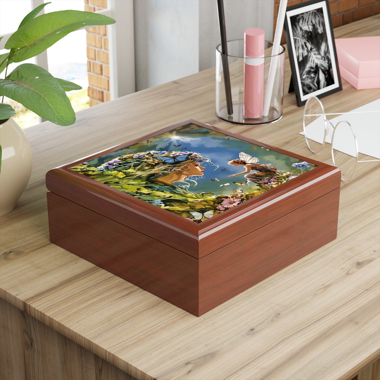 Thanks giving nature fairyJewelry Box - Elegant Decor for Special Occasions
