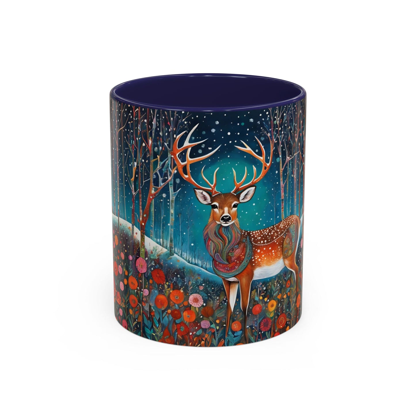 Accent Magestic Boho Deer Coffee Mug (11, 15oz)