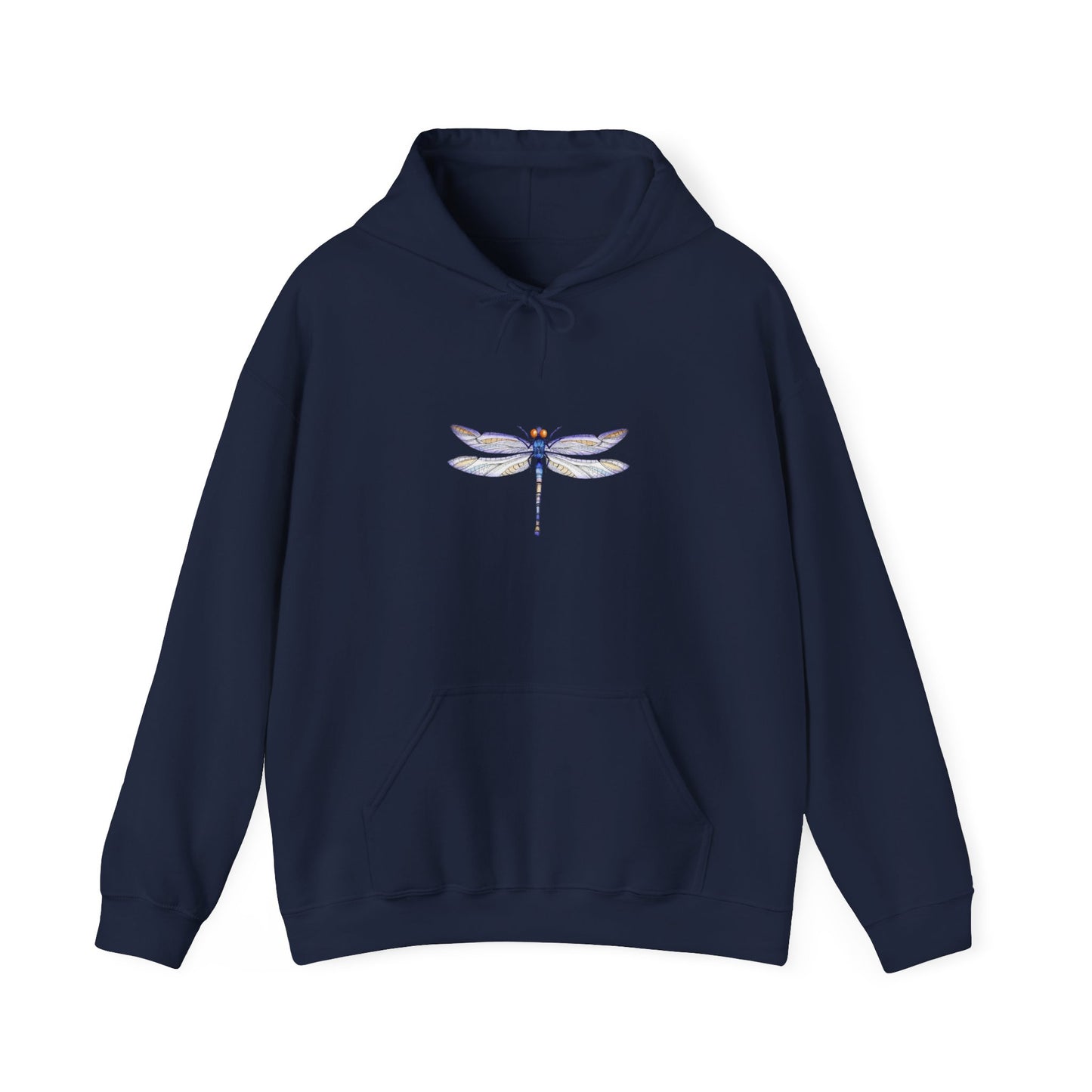 Dragonfly Art Hoodie, Cozy Unisex Sweatshirt, Nature Lover Gift, Botanical Apparel, Spring Fashion, Relaxed Style