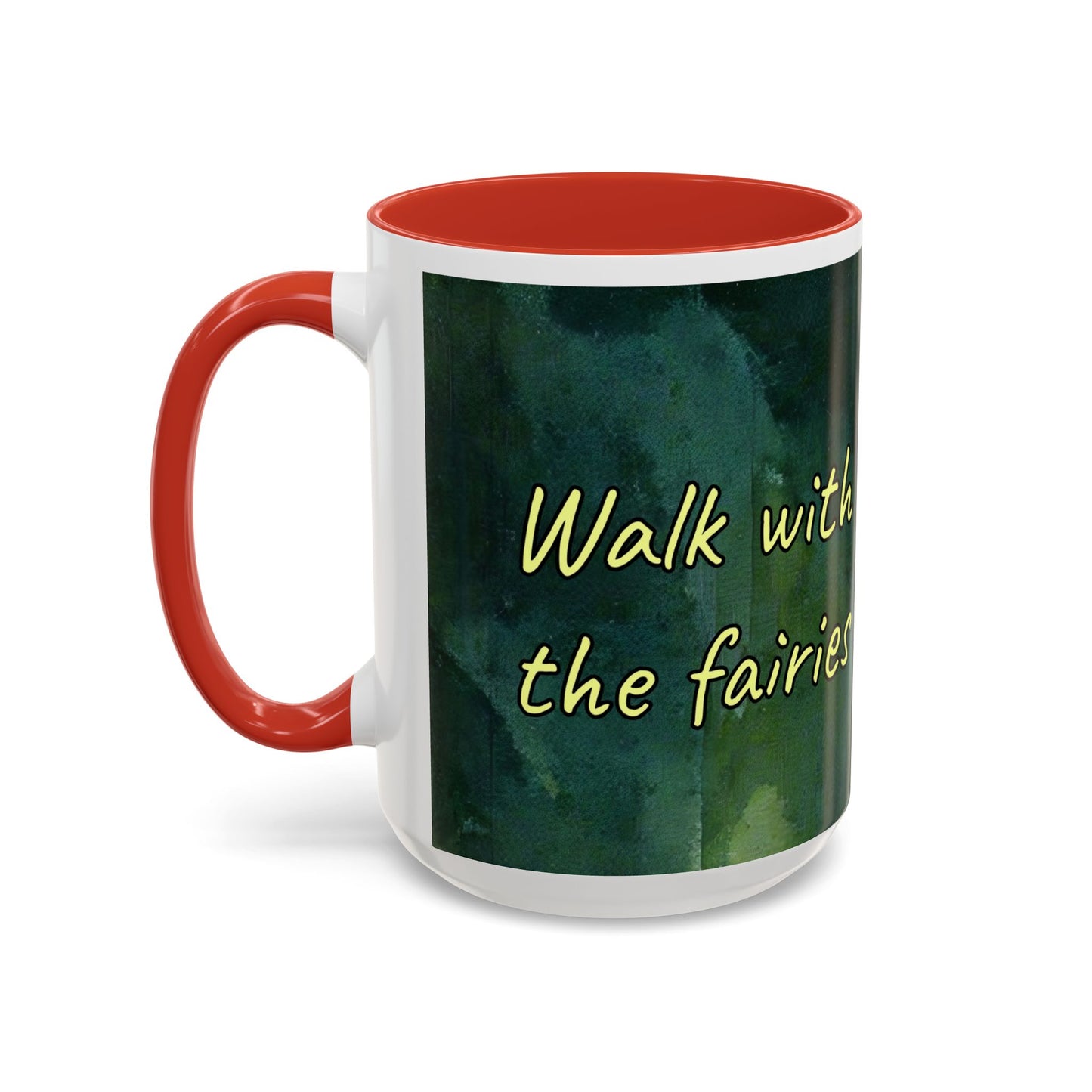 Sleeping Fairy -Themed Coffee Mug with a quote - 11 & 15oz Accent Mug for Fairy/coffee Lovers