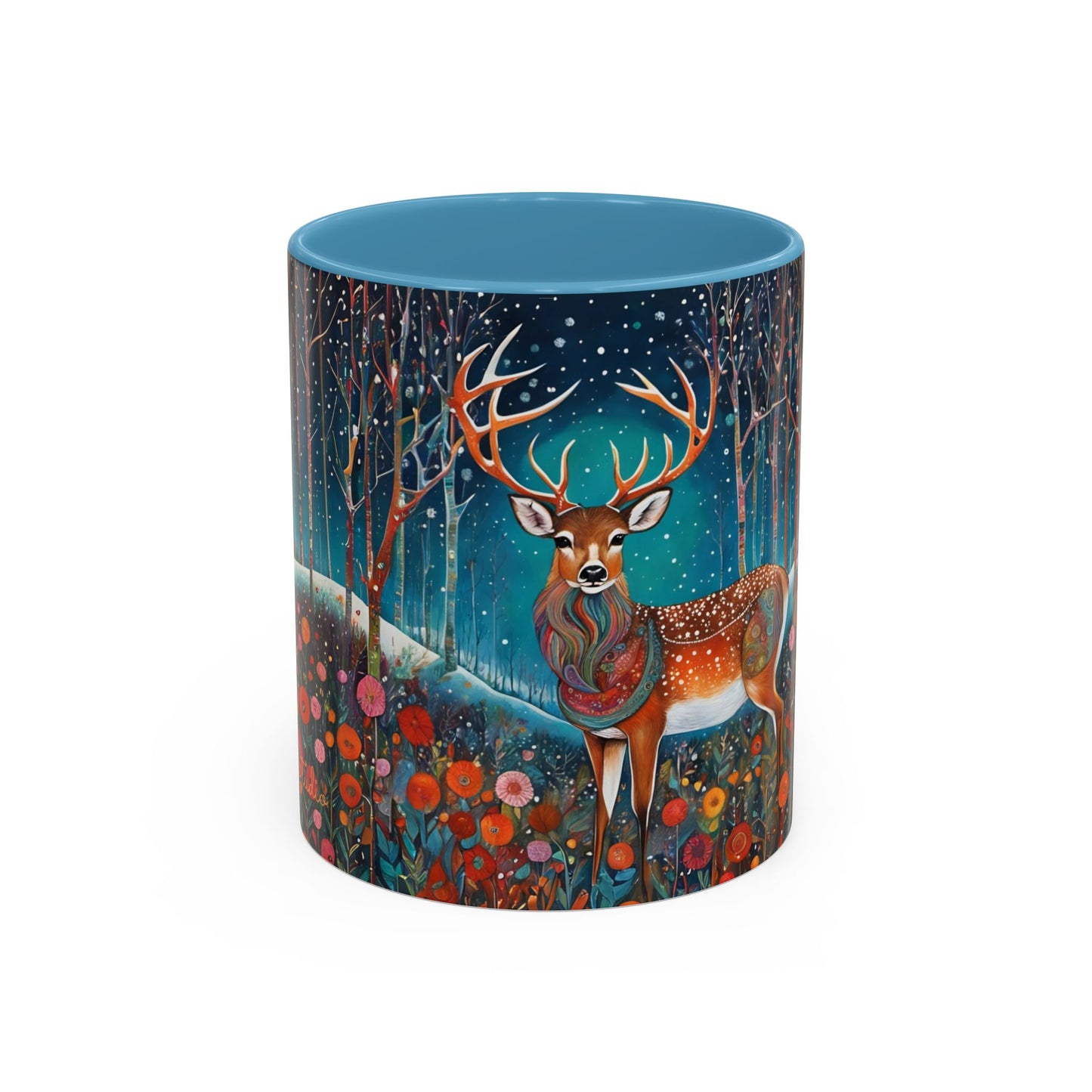 Accent Magestic Boho Deer Coffee Mug (11, 15oz)